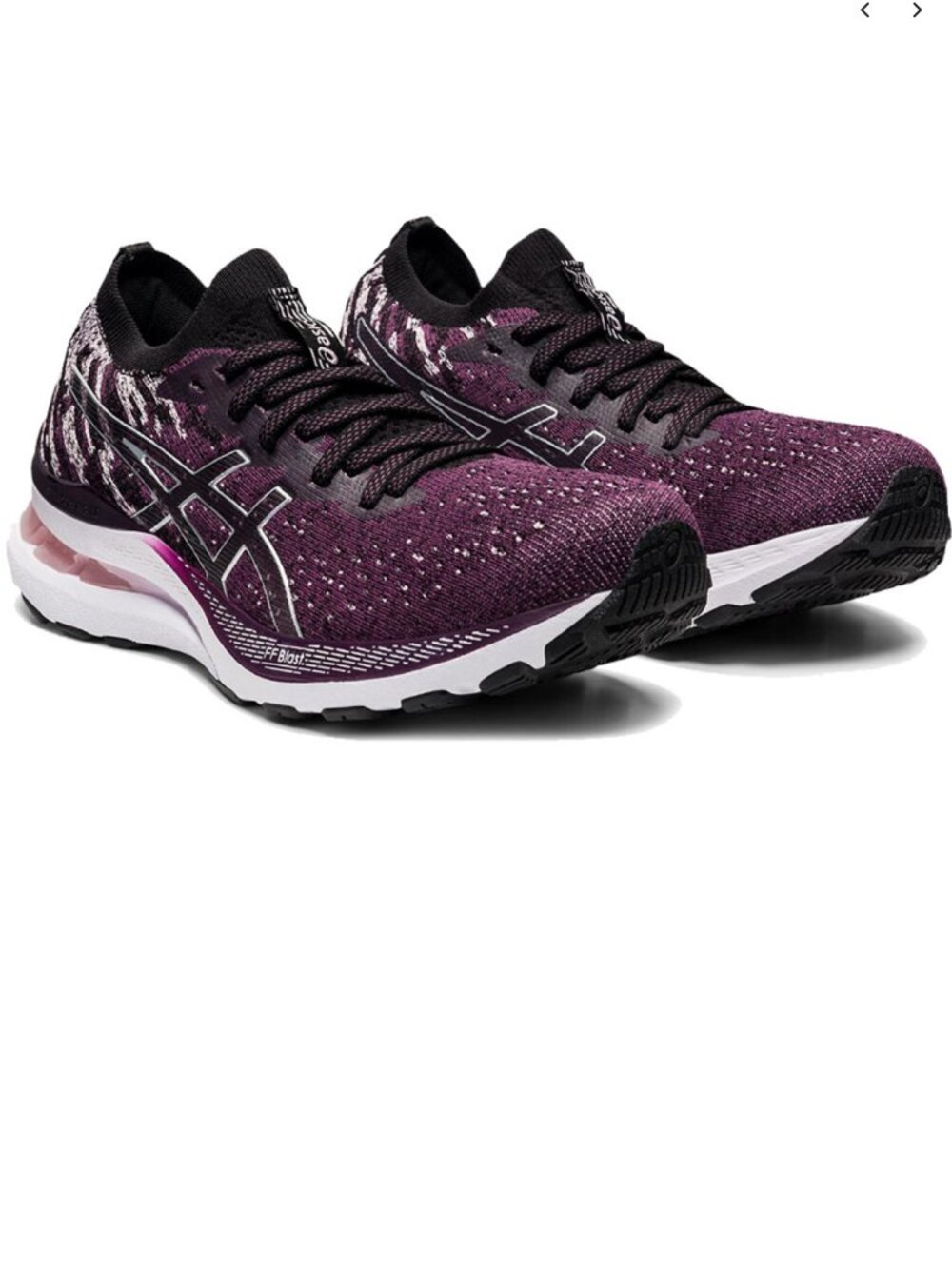 Asics GEL Kayano 28 MK Deep Plum Black Womens 6 US Medium 37 EUR 1012B126-500